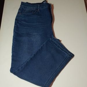 DG2 capris medium wash capris